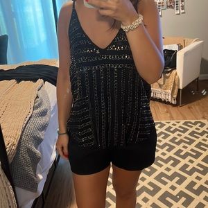 Gold Free People Shirt Size L